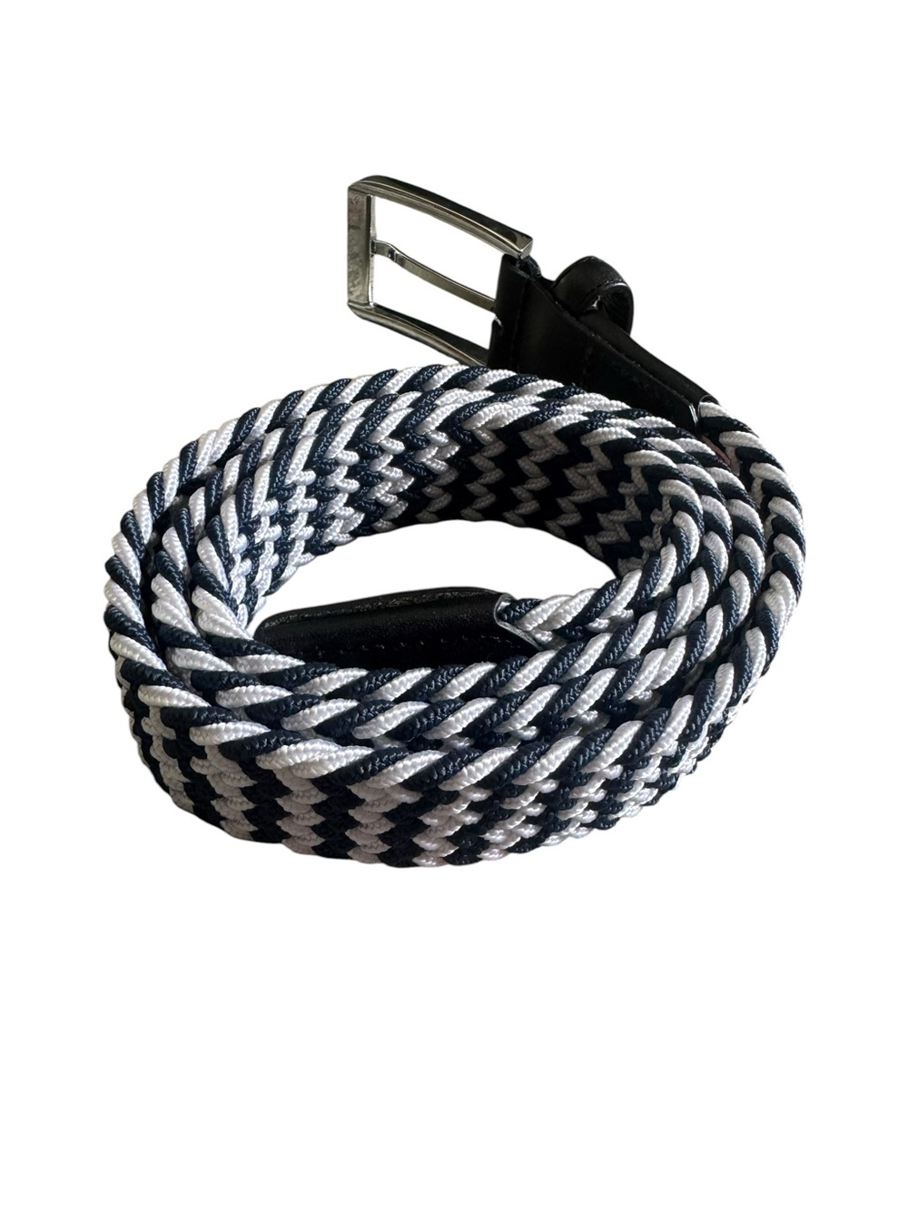 GHOST GOLF Men's Rory Braided Golf Belt navy/Off white NWOT 38 - Picture 3 of 5